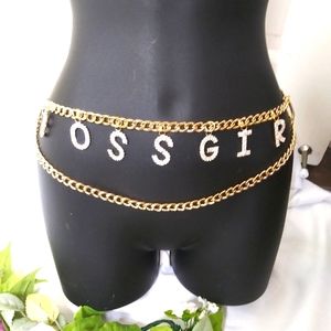 Jennifer Creations Boss Girl Link Chain Belt